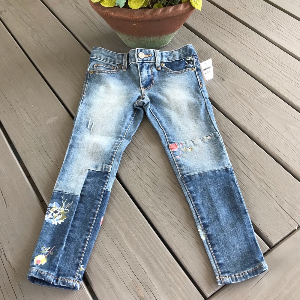 Gap Girls’ Super Skinny Patchwork Jeans- New! 💕